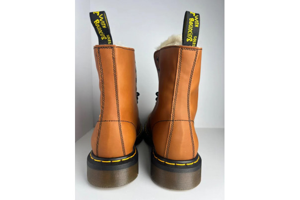 DR. MARTENS 1460 Brown Black С Мехом