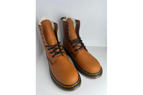 DR. MARTENS 1460 Brown Black С Мехом