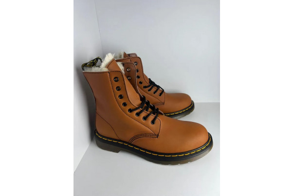 DR. MARTENS 1460 Brown Black С Мехом