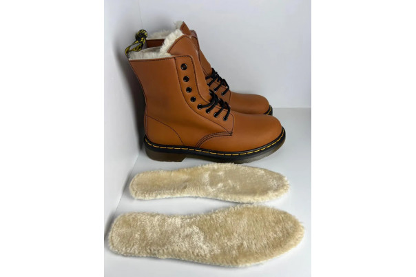 DR. MARTENS 1460 Brown Black С Мехом