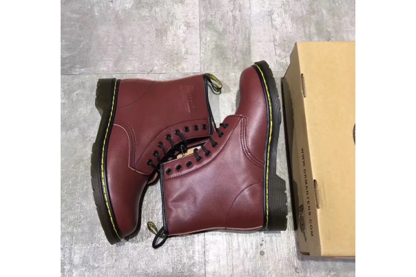 Dr Martens 1460 Serena Cherry Red С Мехом