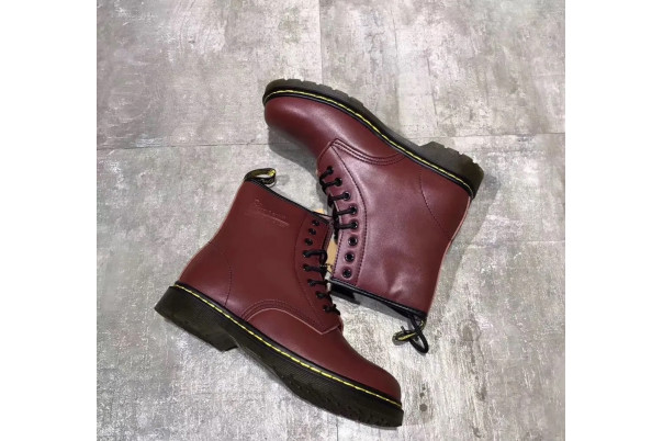 Dr Martens 1460 Serena Cherry Red С Мехом