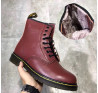 Dr Martens 1460 Serena Cherry Red С Мехом