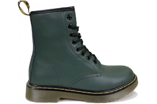 Dr Martens 1460 Green Smooth с Мехом