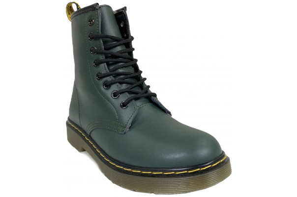 Dr Martens 1460 Green Smooth с Мехом