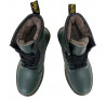 Dr Martens 1460 Green Smooth с Мехом