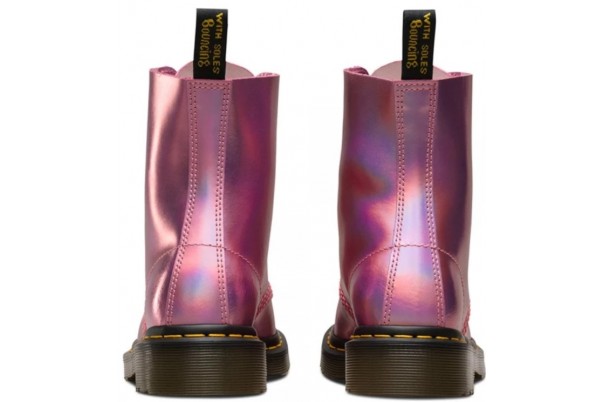 Dr.Martens 1460 Pascal Iced Metallic 8 Eye Boot Mallow Pink