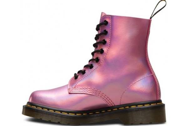 Dr.Martens 1460 Pascal Iced Metallic 8 Eye Boot Mallow Pink