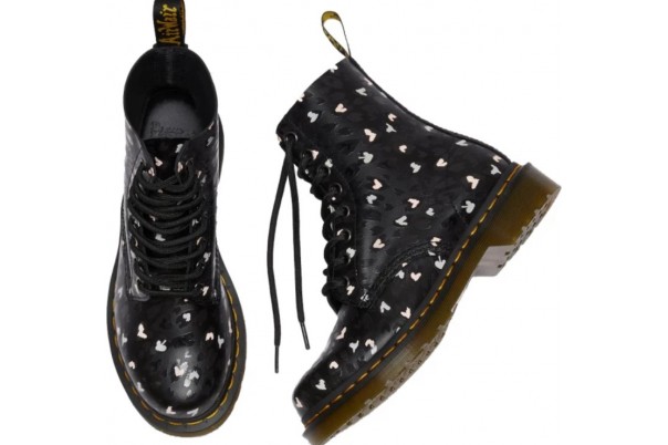 Dr.Martens 1460 Pascal Chaos Hearts Black