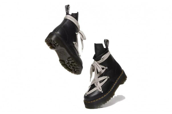 Dr Martens x Rick Owens Quad Sole Pentagram Jumbo