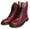 Dr Martens 1460 Smooth Cherry Red Narrow Fit с Мехом
