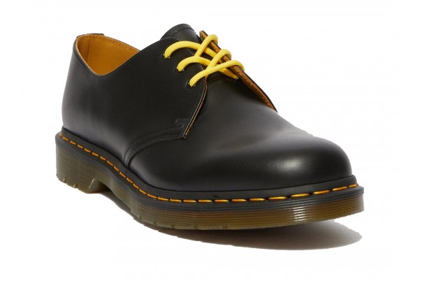 Шнурки Dr Martens желтые короткие (3 Eye)