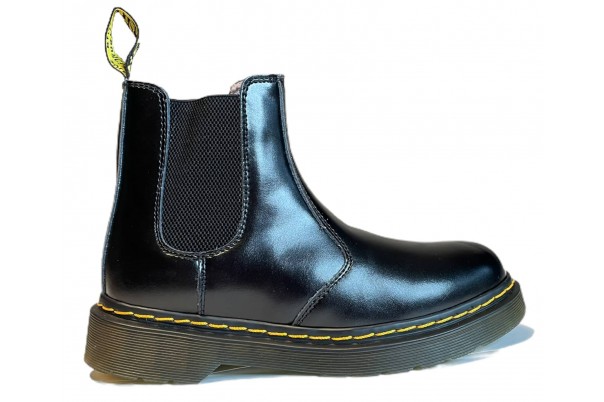 Dr.Martens Chelsea Leonore Черные с мехом