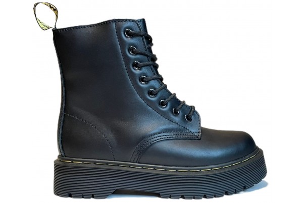 Dr Martens Jadon Vintage с Черным Мехом без молнии