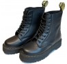 Dr Martens Jadon Vintage с Черным Мехом без молнии