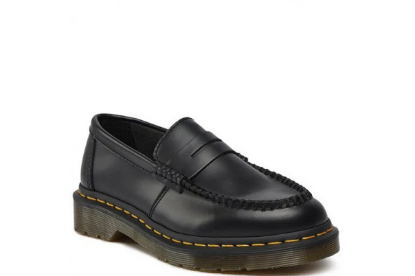 Dr Martens Penton Loafers Black Smooth