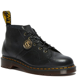 Dr Martens Church Vintage Smooth Black Leather