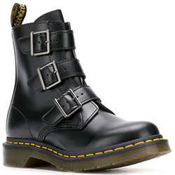 dr marten boots with buckle