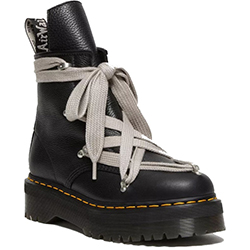 Dr Martens x Rick Owens Strobe 1460 Quad Sole Jumbo Lace Black