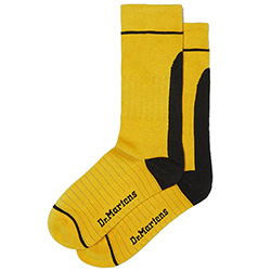 Носки Dr Martens Comfort Dot DMS Yellow желтые высокие